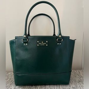 Kate spade green Wellesley camryn purse